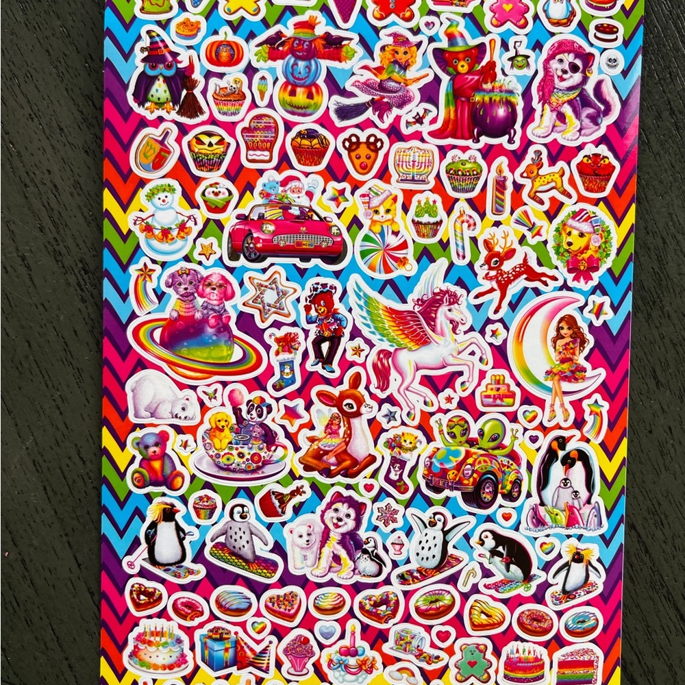 Lisa Frank Colorful Sticker Collection - Picture 6 of 6
